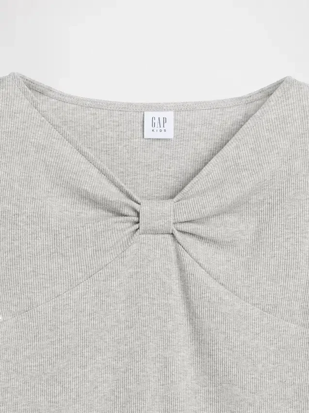 Kids Bow-Neck T-Shirt