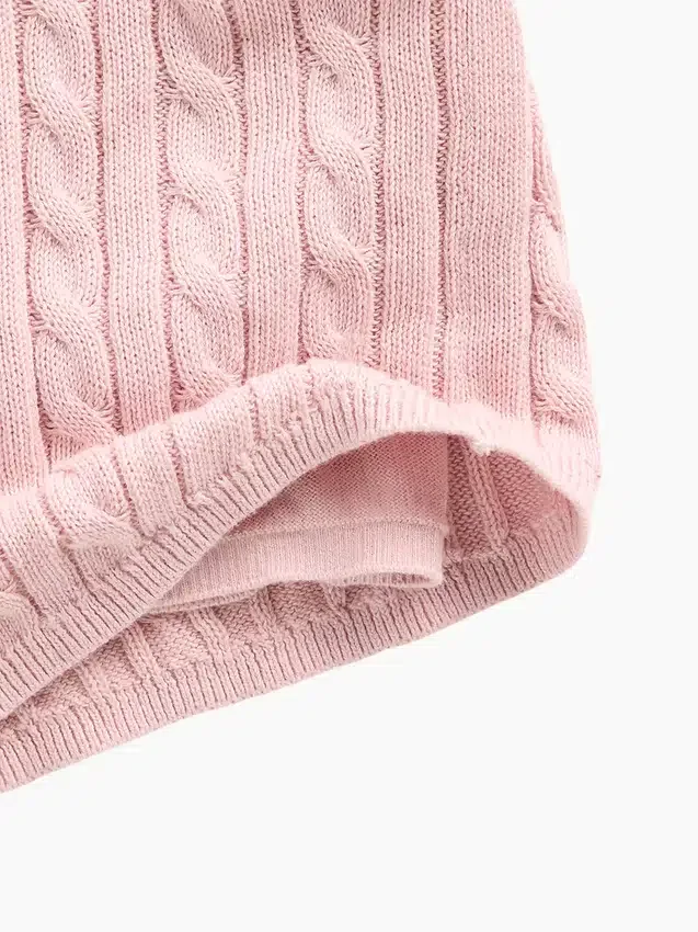 Kids Cable-Knit Sweater Skort