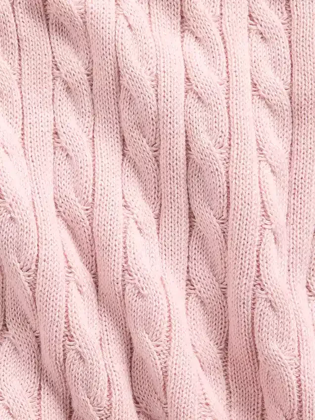 Kids Cable-Knit Sweater Skort