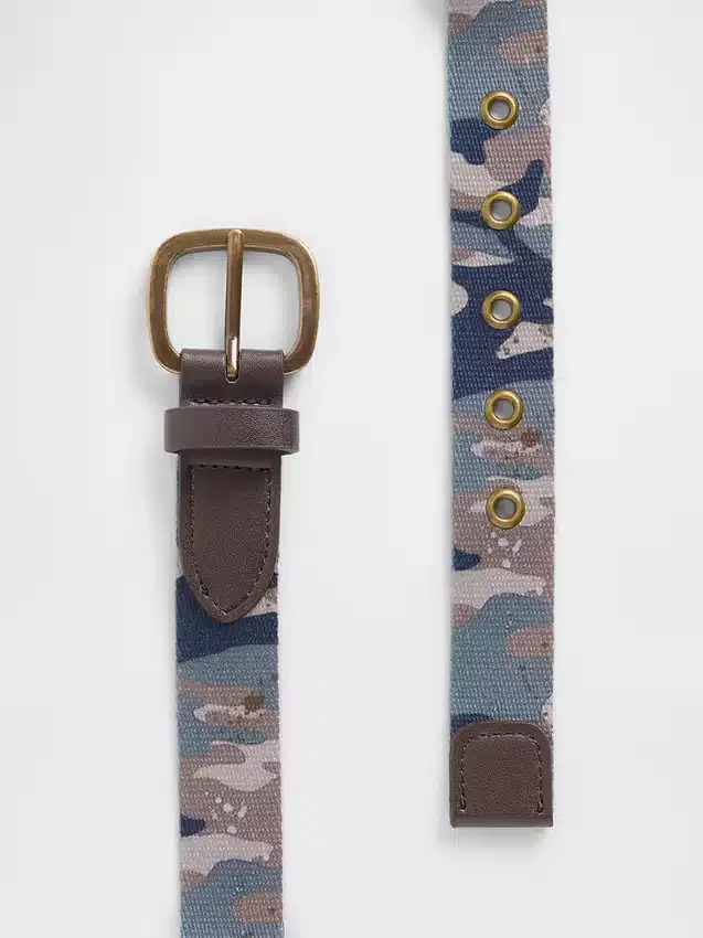 Kids Camo Webbed Belt
