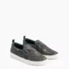 Kids Canvas Camo Slip-On Sneakers