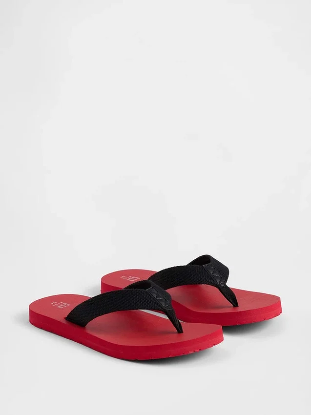 Kids Canvas Flip Flops