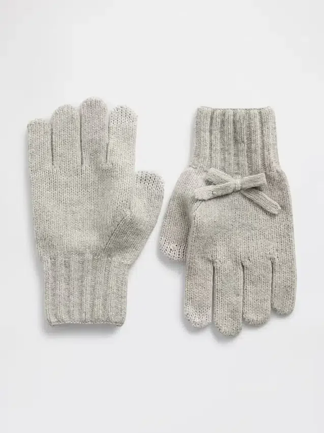 Kids Cashsoft Bow Gloves