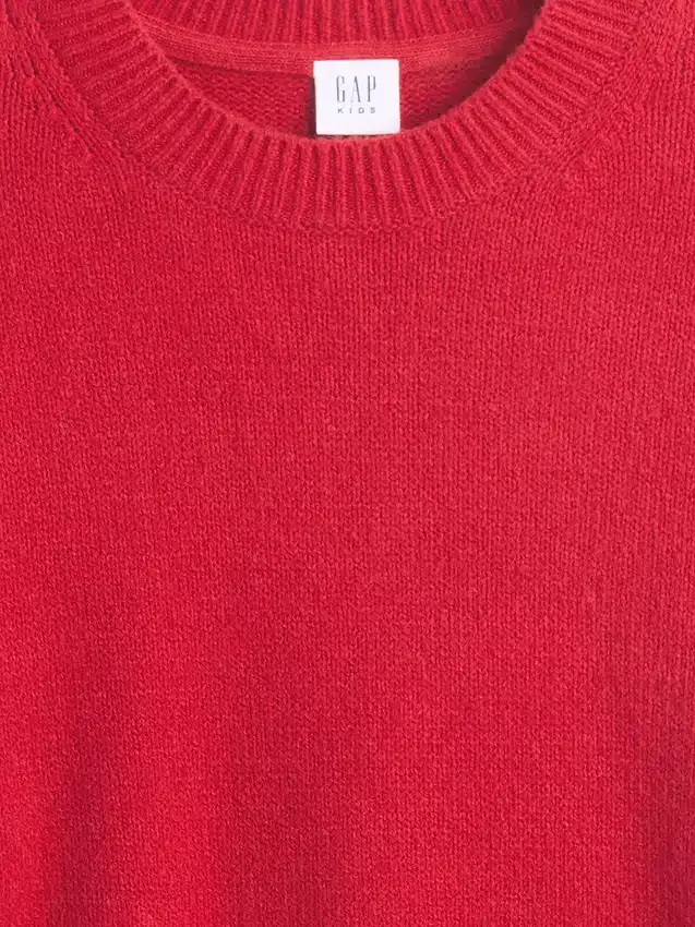 Kids Cashsoft Crewneck Sweater