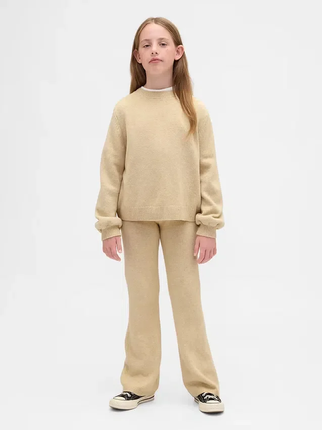 Kids Cashsoft Flare Sweater Pants