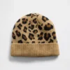 Kids Cashsoft Leopard Beanie