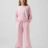 Kids Cotton Gauze Wide-Leg Pants