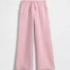 Kids Cotton Gauze Wide-Leg Pants