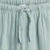 Kids Cotton Gauze Wide-Leg Pants