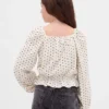 Kids Crinkle Peplum Top
