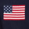 Kids Crochet Oversized Americana Sweater