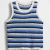 Kids Crochet Stripe Tank Top