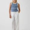 Kids Crochet Stripe Tank Top