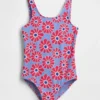 Kids Cross-Back One-Piece Swimsuit