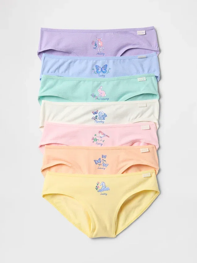 Kids Days-Of-The-Week Bikini Briefs (7-Pack)