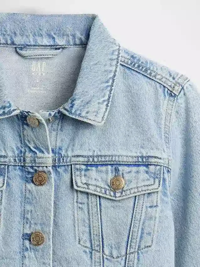 Kids Denim Crop Jacket
