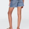 Kids Denim Midi Shorts