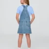 Kids Denim Pinafore Dress