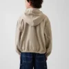 Kids Denim Relaxed Hooded Jacket