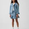 Kids Denim Ruffle Skirt
