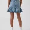 Kids Denim Ruffle Skirt