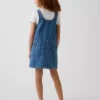 Kids Denim Zip Skirtall