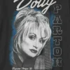 Kids Dolly Parton Guitar Portrait Oversized Graphic T-Shirt