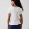 Kids Embroidered Rib T-Shirt