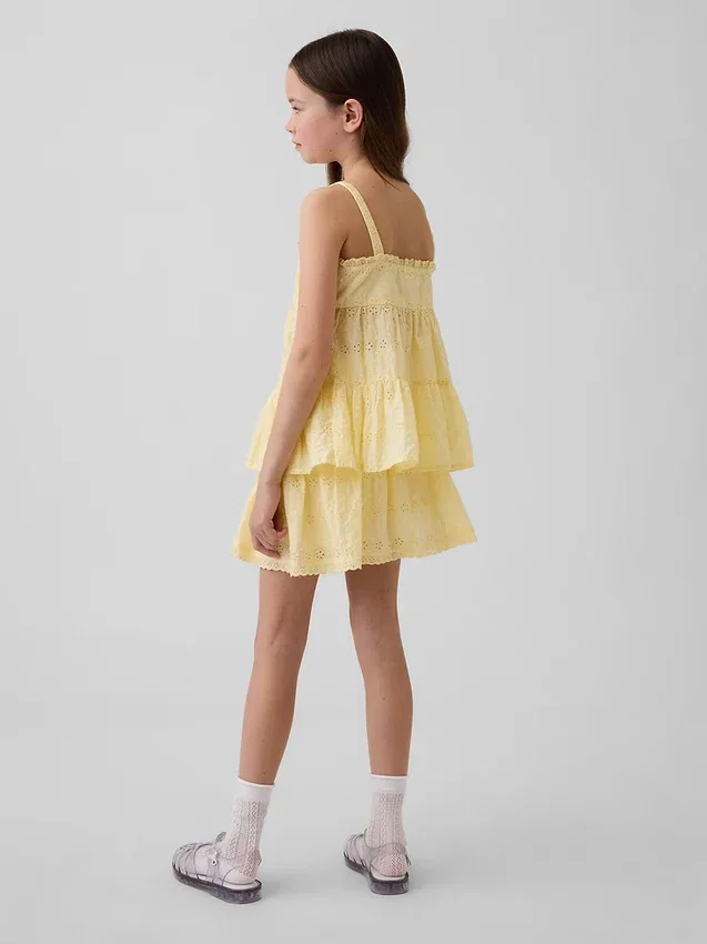 Kids Eyelet Foldover Skort