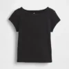 Kids Fitted Cap-Sleeve T-Shirt