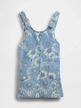 Kids Floral Denim Skirtall