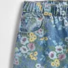 Kids Floral Easy Baggy Jeans