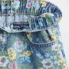 Kids Floral Easy Baggy Jeans