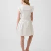 Kids Flutter-Sleeve Lace-Trim Dress