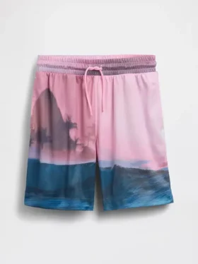 Kids Gapfit 6″ Recycled Mesh Easy Shorts