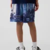 Kids Gapfit 6" Recycled Mesh Easy Shorts
