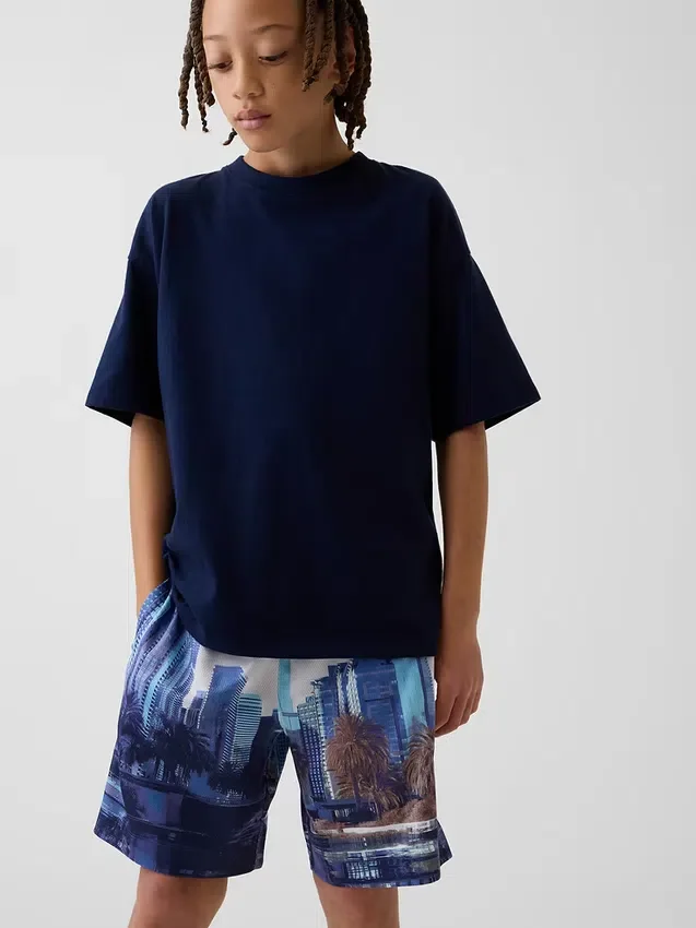 Kids Gapfit 6" Recycled Mesh Easy Shorts