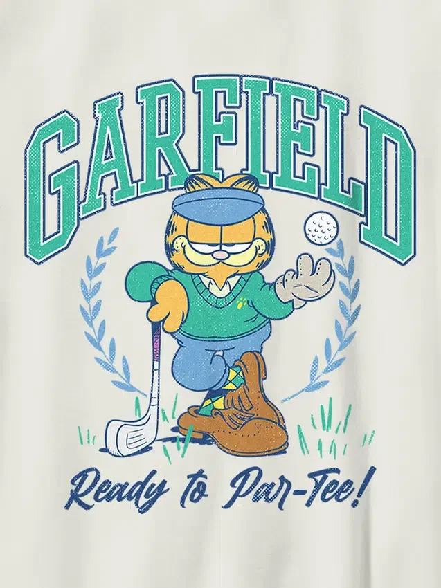Kids Garfield Golf Graphic T-Shirt