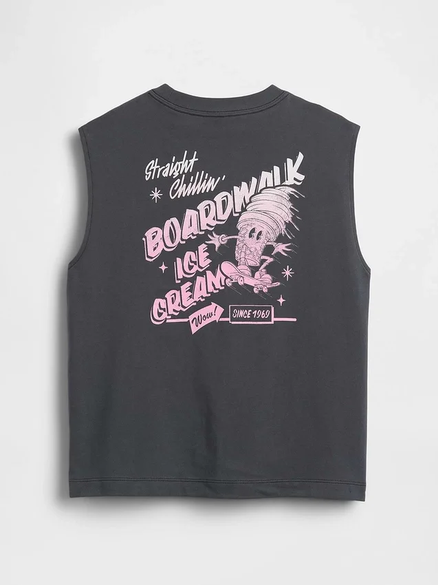 Kids Heavyweight Muscle Tank Top