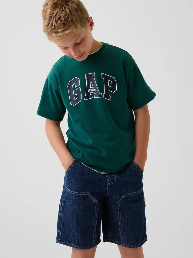 Kids Heavyweight Relaxed Gap Logo T-Shirt