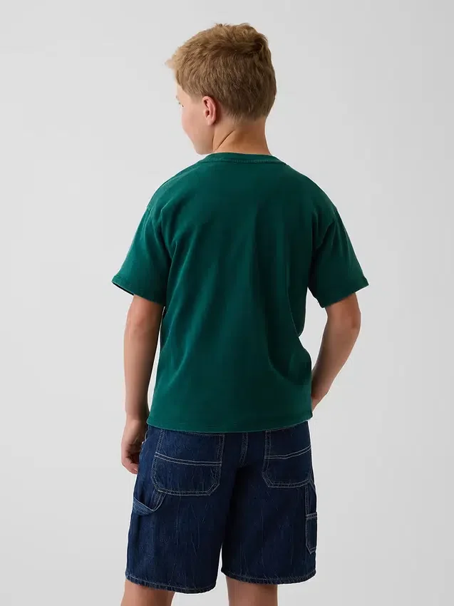Kids Heavyweight Relaxed Gap Logo T-Shirt
