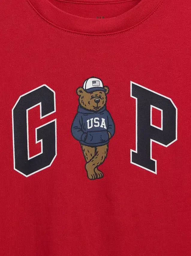 Kids Heavyweight Relaxed Gap Logo T-Shirt