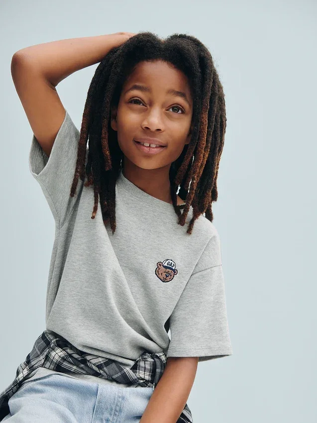Kids Heavyweight Relaxed Gap Logo T-Shirt