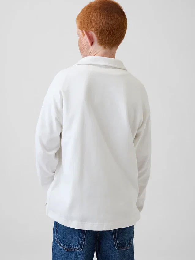 Kids Heavyweight Relaxed Polo Shirt