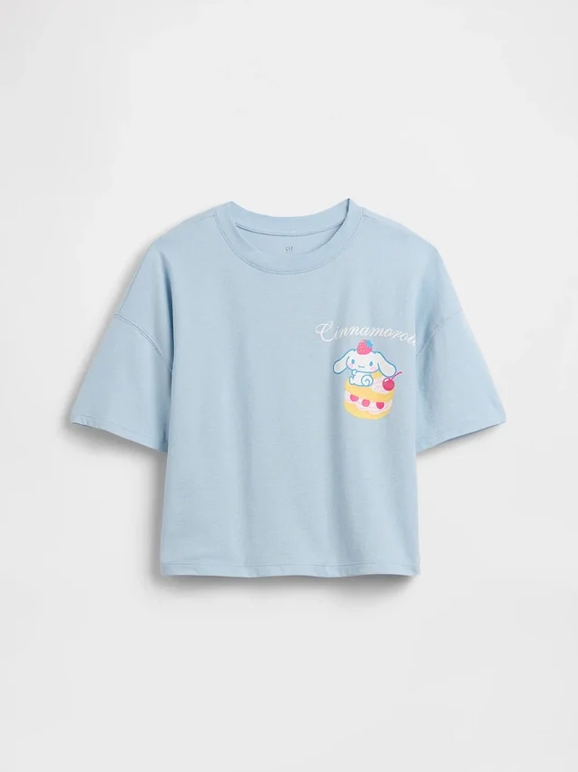 Kids Hello Kitty Oversized Boxy T-Shirt