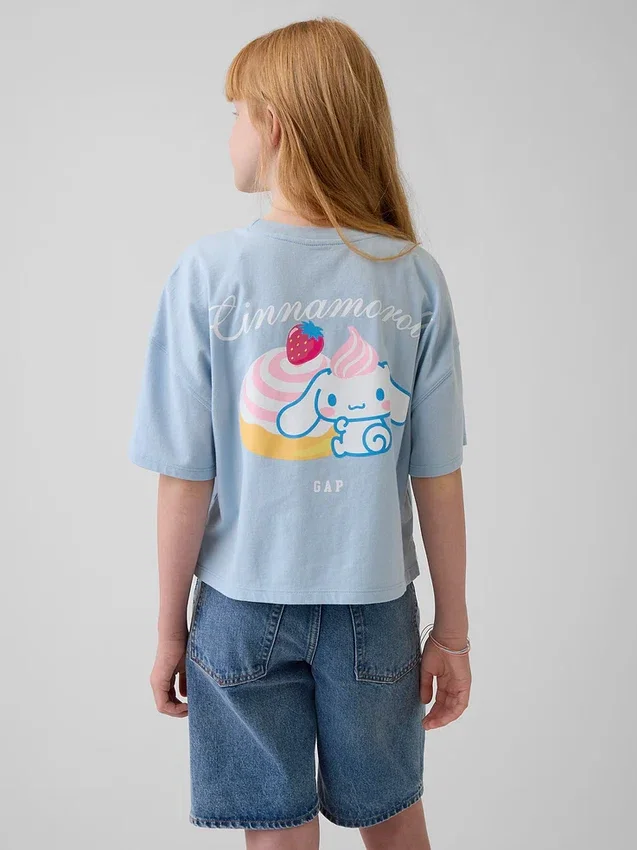 Kids Hello Kitty Oversized Boxy T-Shirt
