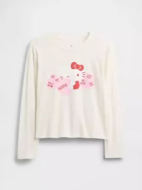Kids Hello Kitty Oversized Graphic T-Shirt