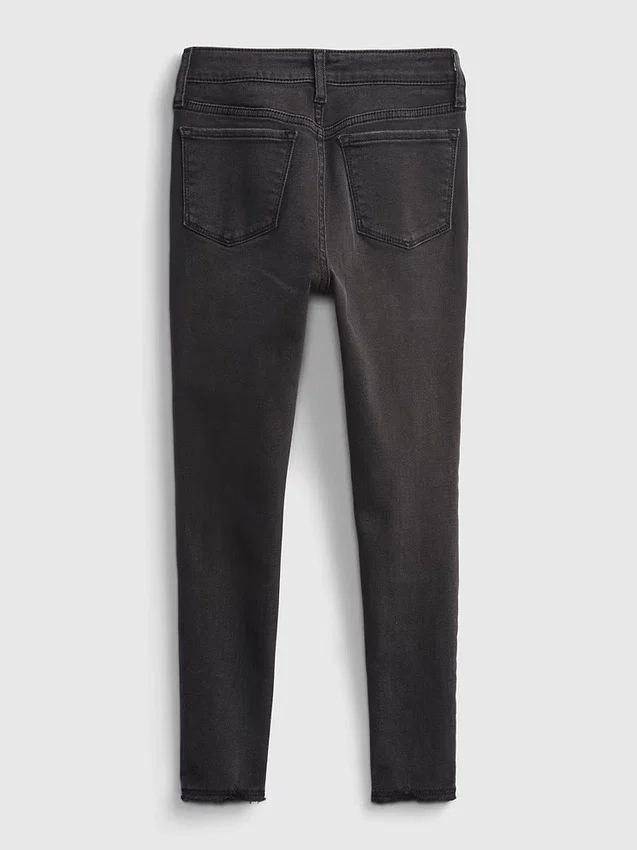 Kids High-Rise Distressed Ankle Jeggings