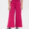 Kids High Rise Stride Wide-Leg Ankle Jeans