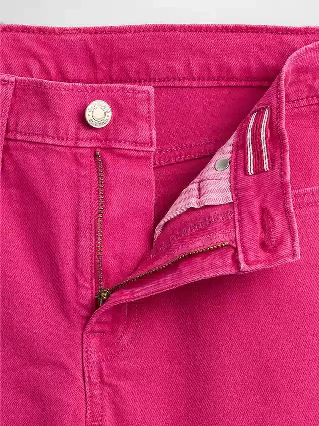 Kids High Rise Stride Wide-Leg Ankle Jeans